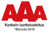 AAA Korkein luottoluokitus, Bisnode 2019